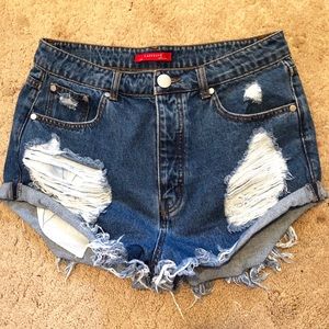 CAFFEINE Shorts - NEW with tags Distressed Denim Shorts CAFFEINE Shorts - NEW with tags Distressed Denim Shorts